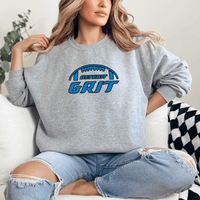 "Detroit Grit"Relaxed Fit Classic Crew Unisex Sweatshirt