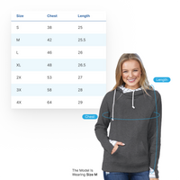 "Majestic"Women's Striped Double Hood Pullover