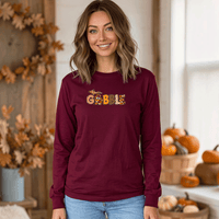 "Gobble Gobble"Relaxed Fit Long Sleeve Unisex T-Shirt