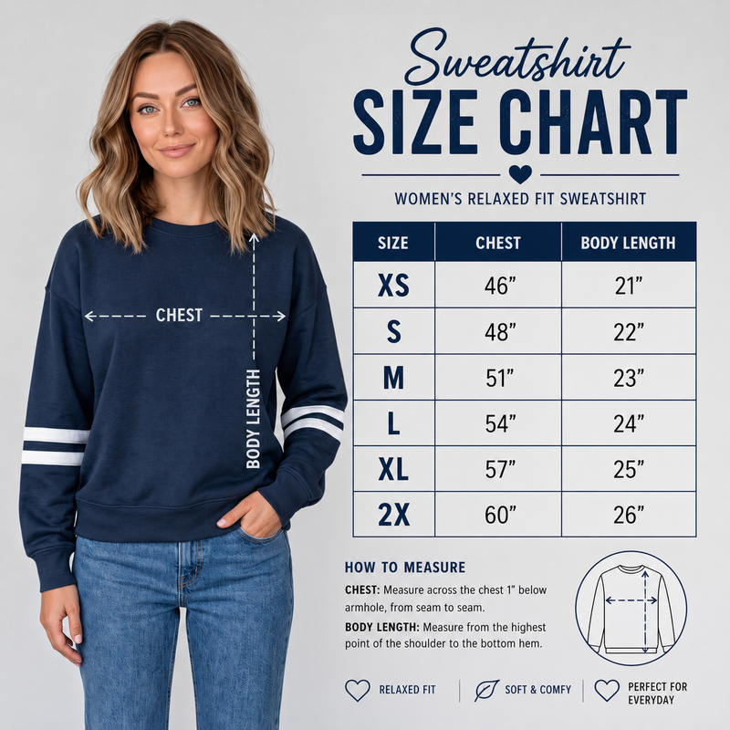 "Lion Grit"Women's Varsity Fleece Crew Sweatshirt