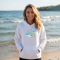 "Lake Huron Petoskey Stone"Relaxed Fit Classic Unisex Hoodie