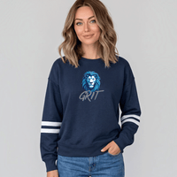 "Lion Grit"Women's Varsity Fleece Crew Sweatshirt