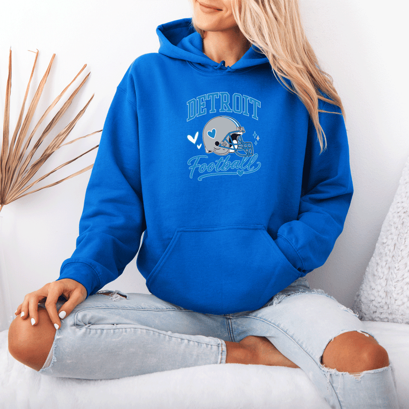 "Detroit Helmet"Relaxed Fit Classic Unisex Hoodie