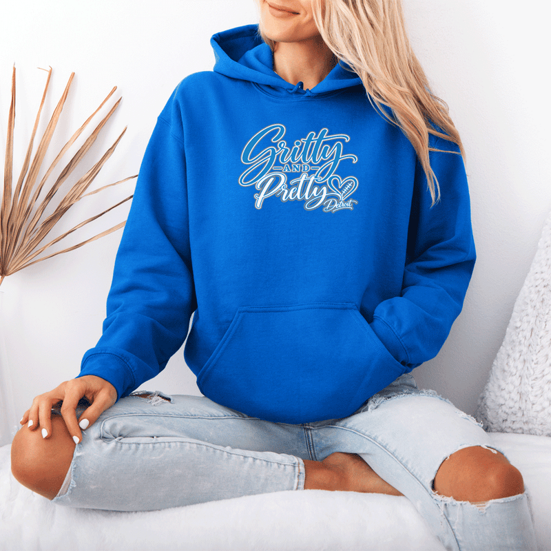 "Gritty &Pretty Detroit"Relaxed Fit Classic Unisex Hoodie