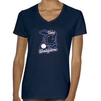 "Take Me Out To The Ball Game"Women's V-Neck