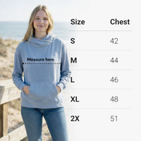 "Bridge Northern Nights"Women's Vintage Fleece Crossover Hoodie