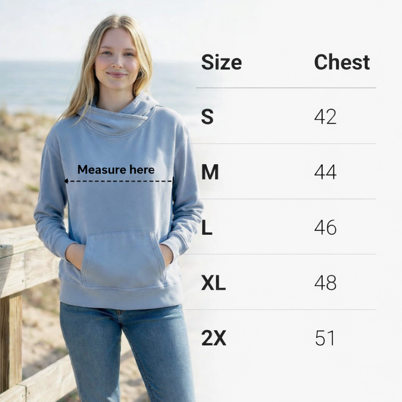 "Bridge Northern Nights"Women's Vintage Fleece Crossover Hoodie