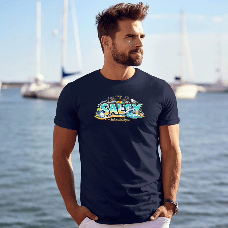 "Don't Be Salty"Men's Crew T-Shirt
