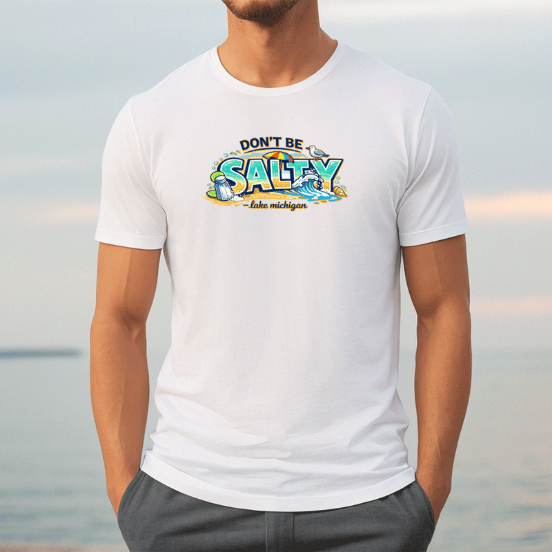 "Don't Be Salty"Men's Crew T-Shirt