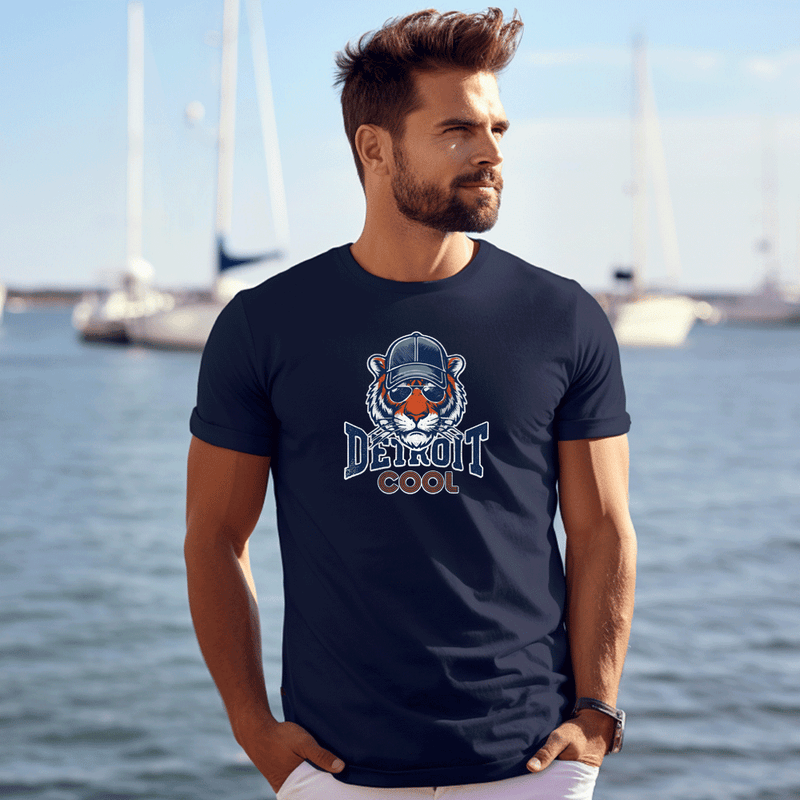 "Cool Cat"Men's Crew T-Shirt