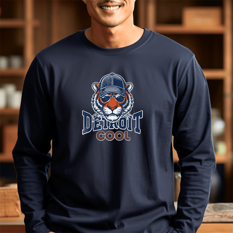 "Cool Cat"Men's Long Sleeve T-Shirt