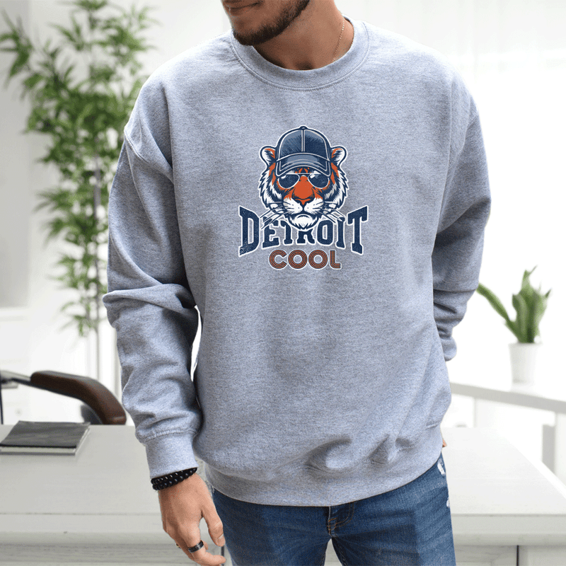 "Cool Cat"Men's Classic Crew Sweatshirt