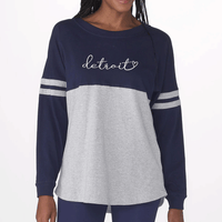 "Detroit Pride"Women's Two Tone Long sleeve