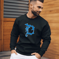 "Lions D"Men's Classic Crew Sweatshirt