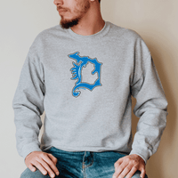 "Lions D"Men's Long Sleeve T-Shirt