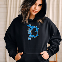 "Lions D"Relaxed Fit Classic Unisex Hoodie