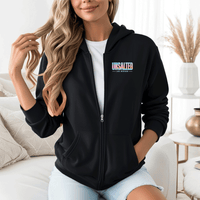"Summer Unsalted"Basic Full Zip Unisex Hoodie