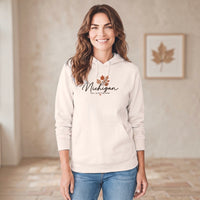 "MI Fall is Better Here"Relaxed Fit Classic Unisex Hoodie