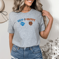 "Grit N Gritty"Relaxed Fit Crew Unisex T-Shirt