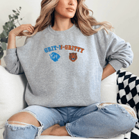"Grit N Gritty"Relaxed Fit Classic Crew Unisex Sweatshirt