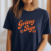 "Gritty Tigs"Relaxed Fit Crew Unisex T-Shirt