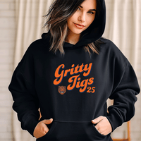 "Gritty Tigs"Relaxed Fit Classic Unisex Hoodie