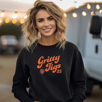 "Gritty Tigs"Relaxed Fit Classic Crew Unisex Sweatshirt