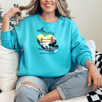 "Home Runs Deep"Relaxed Fit Classic Crew Unisex Sweatshirt