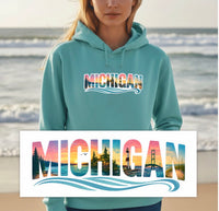 "True Michigan "Relaxed Fit Classic Unisex Hoodie