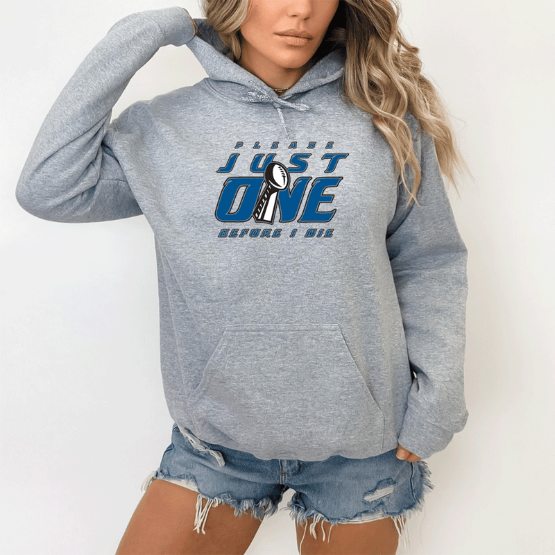 "Just One"Relaxed Fit Classic Unisex Hoodie