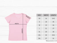 "Traverse City Cherry Blossom"Women's Relaxed V-Neck