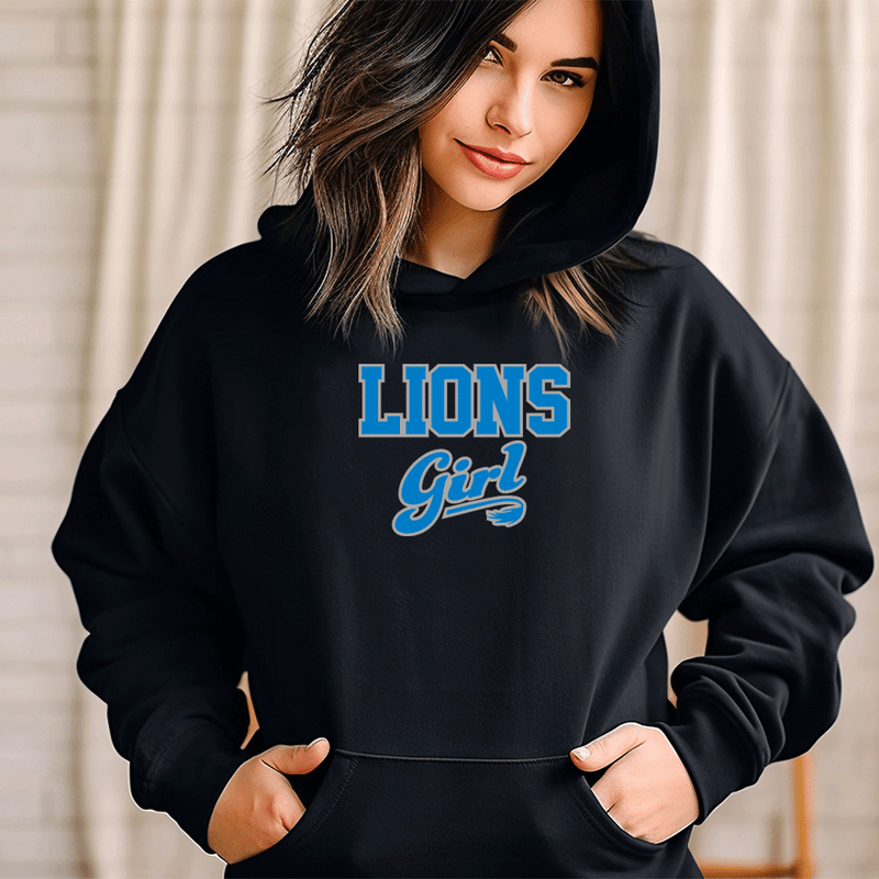 "Lions Girl"Relaxed Fit Classic Unisex Hoodie