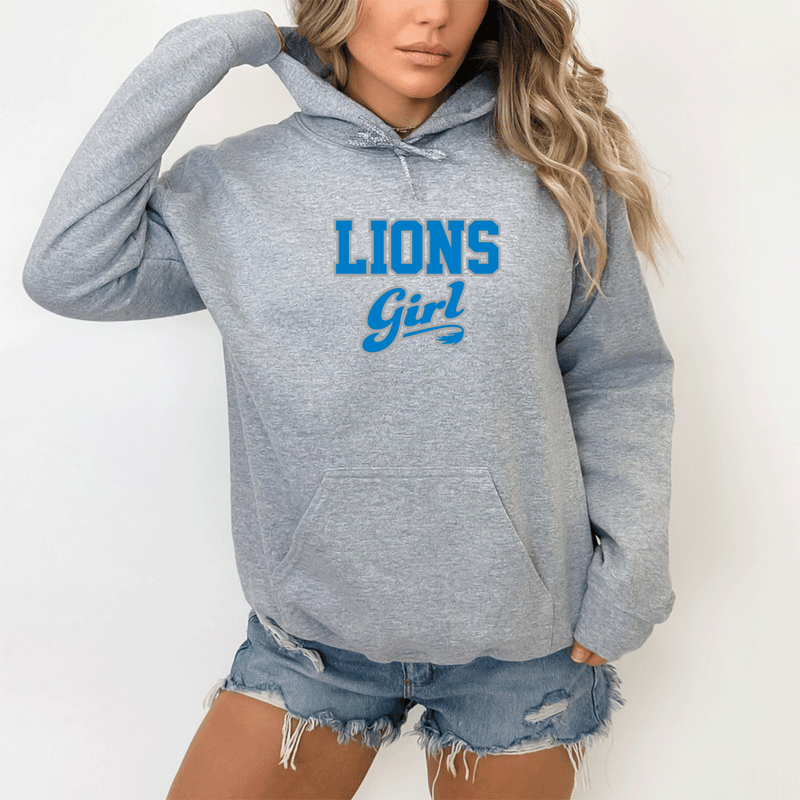 "Lions Girl"Relaxed Fit Classic Unisex Hoodie