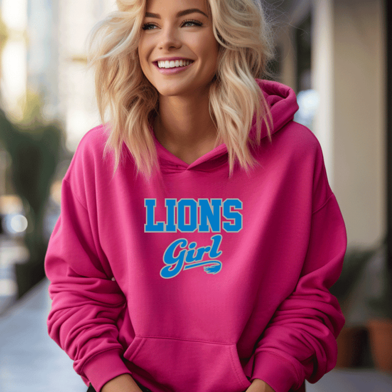 "Lions Girl"Relaxed Fit Classic Unisex Hoodie