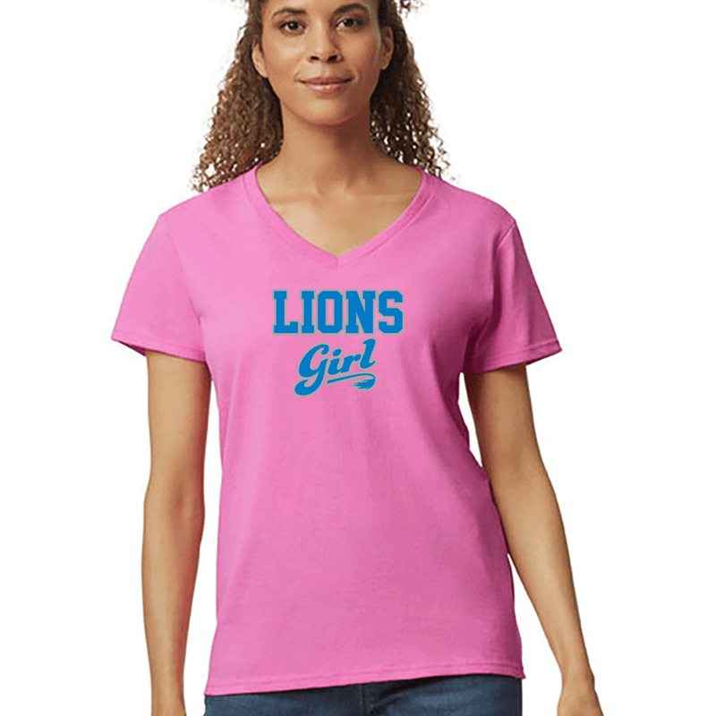"Lions Girl"Women's V-Neck