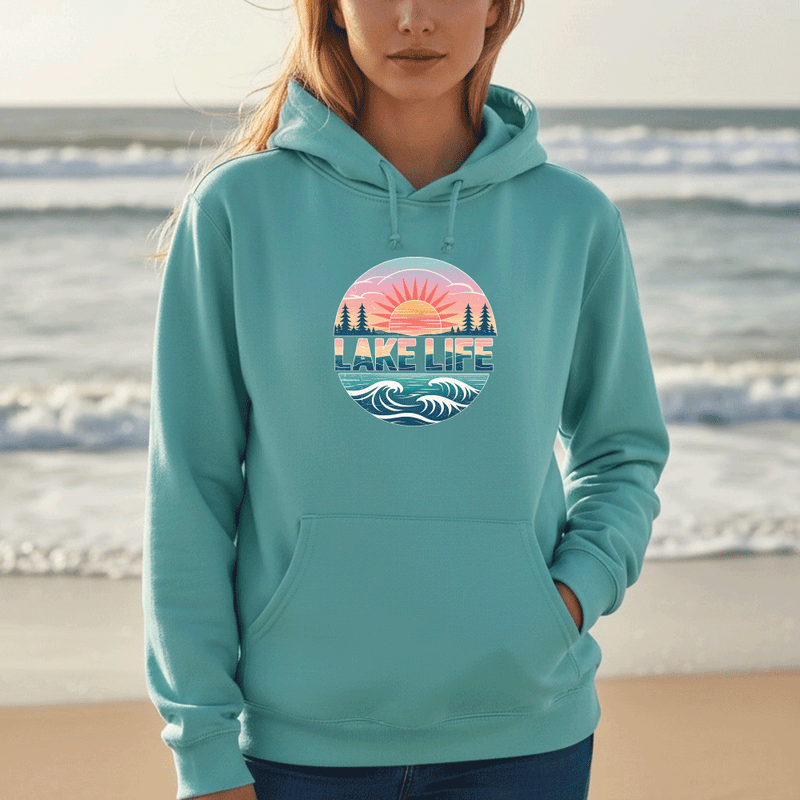 "Lake Life"Relaxed Fit Classic Unisex Hoodie