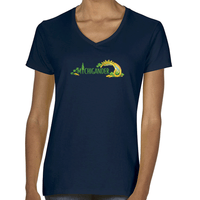 "Lucky Michigander"Women's V-Neck