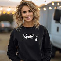 "Love Michigan Smitten"Relaxed Fit Classic Crew Unisex Sweatshirt