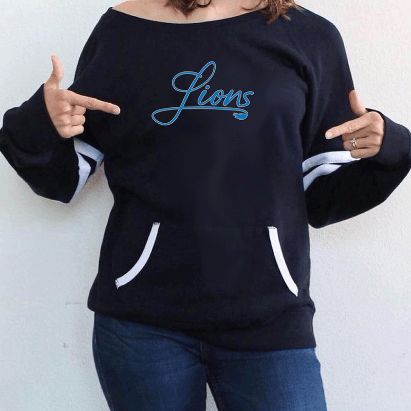 "Home Team"Women's Varsity Fleece Crew Sweatshirt