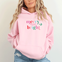 New "Merry &Bright"Relaxed Fit Classic Unisex Hoodie