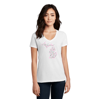 "Michigan Cherry Blossom"Women's V-Neck