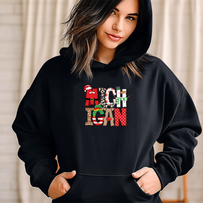 "Michigan Christmas"Relaxed Fit Classic Unisex Hoodie
