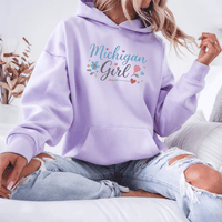 "Michigan Girl"Relaxed Fit Classic Unisex Hoodie