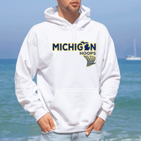 "Michigan Hoops"Men's Classic Hoodie