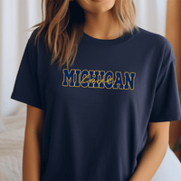 "Michigan Love"Relaxed Fit Crew Unisex T-Shirt
