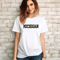 "Michigan Love"Relaxed Fit Crew Unisex T-Shirt