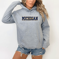 "Michigan Love"Relaxed Fit Classic Unisex Hoodie