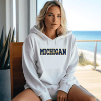 "Michigan Love"Relaxed Fit Classic Unisex Hoodie