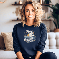 "Michigan Nice"Relaxed Fit Long Sleeve Unisex T-Shirt