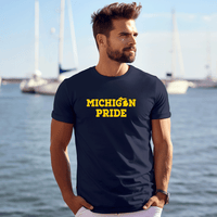"Michigan Pride"Men's Crew T-Shirt